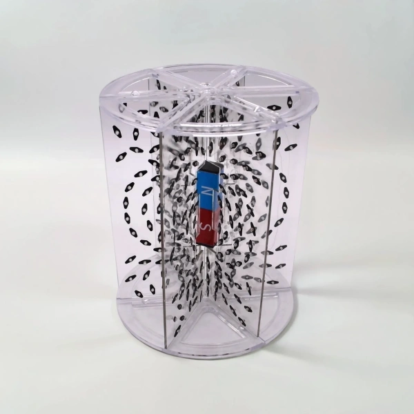 Модель для демонстрации в объеме линий магнитного поля